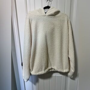 Urban Outfitters Cream Fleece Hoodie